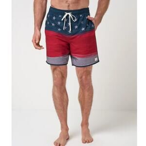 Travis Mathew Sip And Swim Boardshorts Total Eclipse Size S